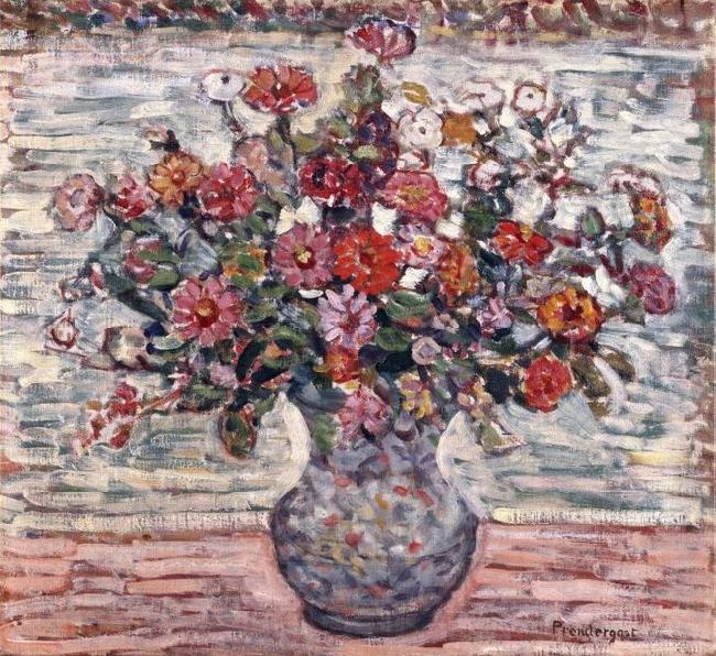 Maurice Prendergast Flowers in a Vase Spain oil painting art